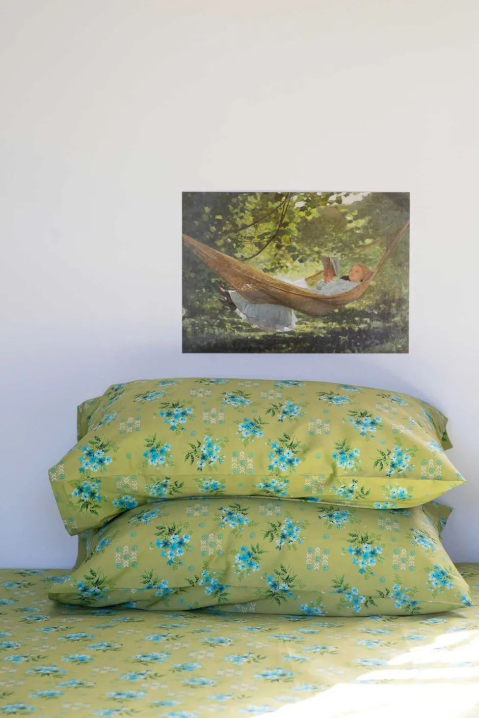 sheet_set_in_avonlea_moss_organic_cotton_2.webp Flash Sale Lazybones Sheet Set In Avonlea Moss *Organic Cotton