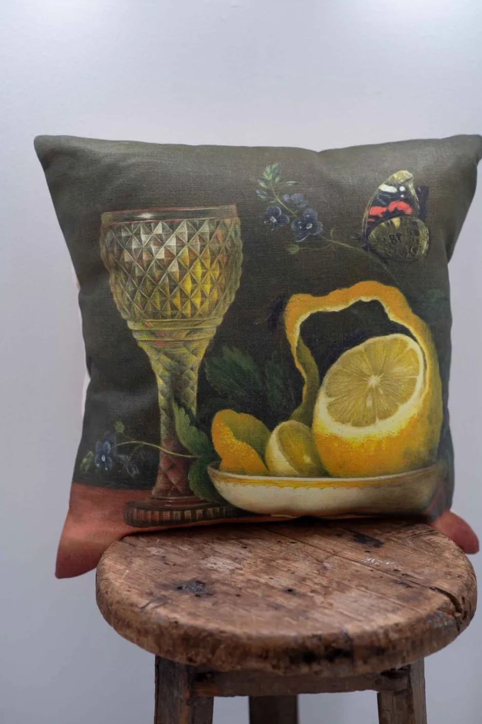 Sale Lazybones Still Life With Lemon Cushion Cover *Linen