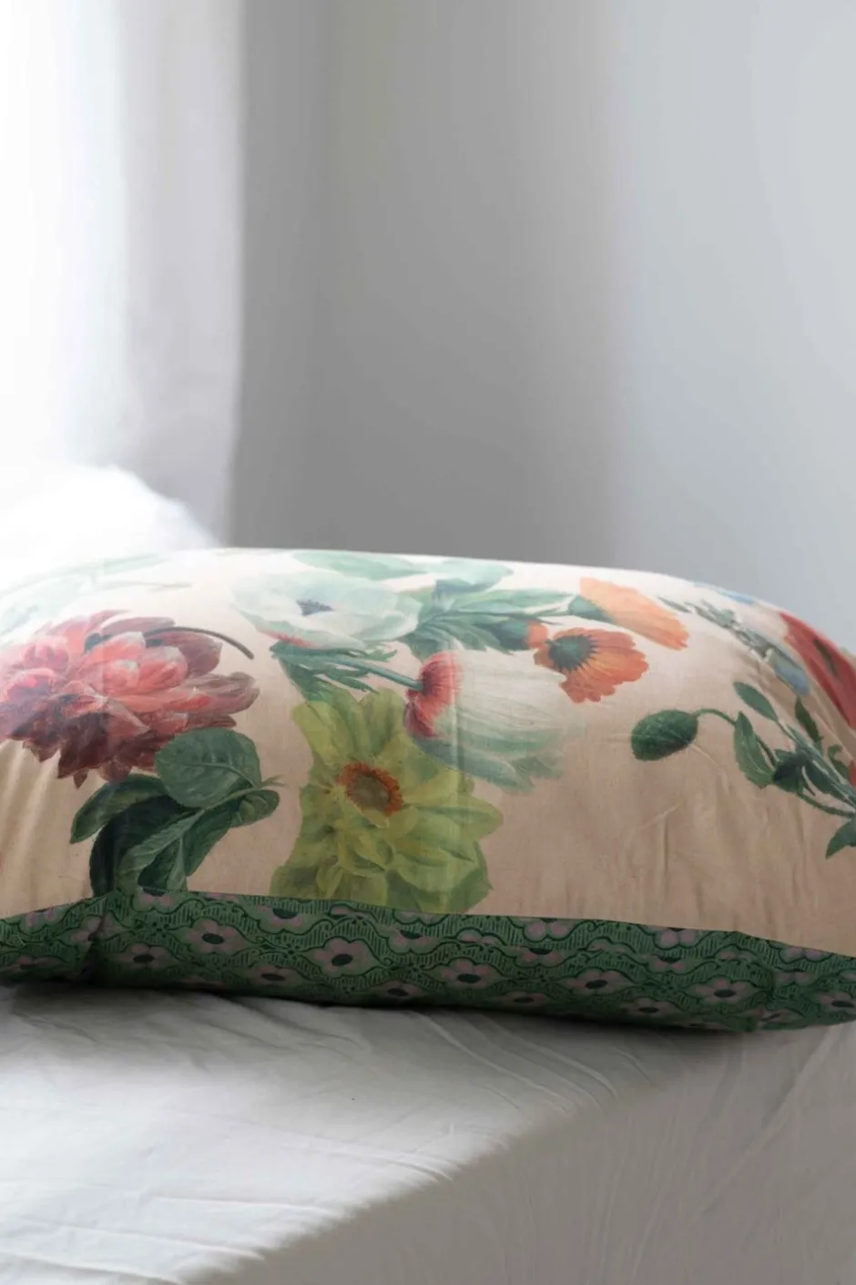 Store Lazybones Summer Flowers Pillowcase Set *Organic Cotton