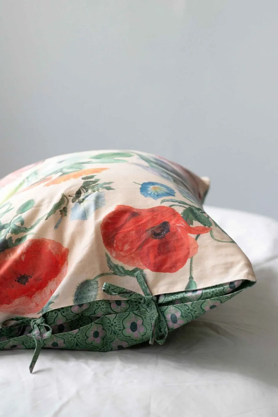 summer_flowers_pillowcase_set_organic_cotton_2.webp Store Lazybones Summer Flowers Pillowcase Set *Organic Cotton