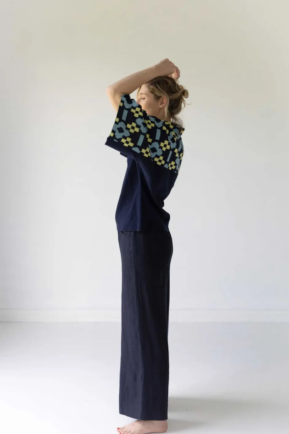 Shop Lazybones Tamara Jumper In Bellis *Organic Cotton