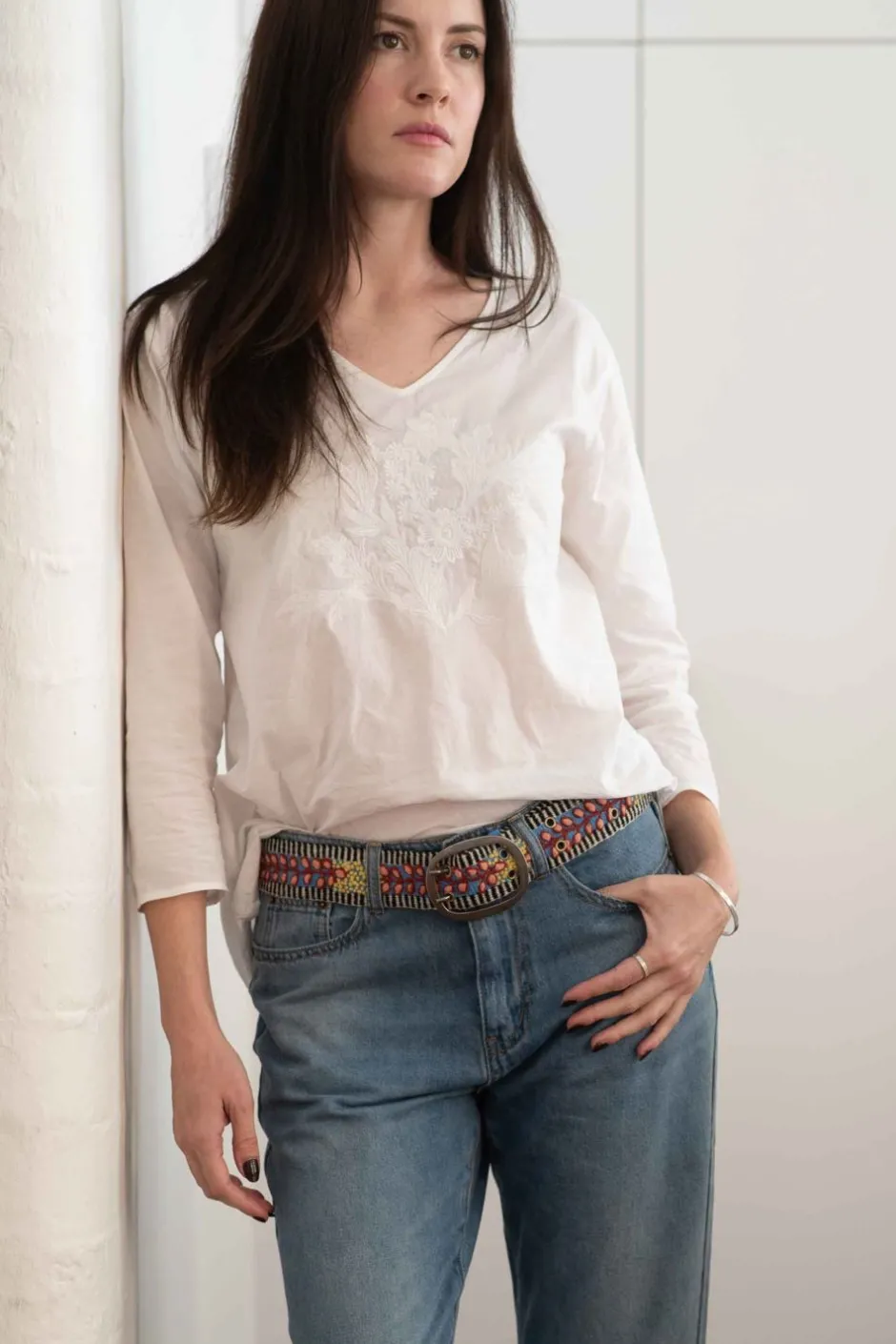 tilly_top_white_organic_cotton_3.webp Sale Lazybones Tilly Top White *Organic Cotton
