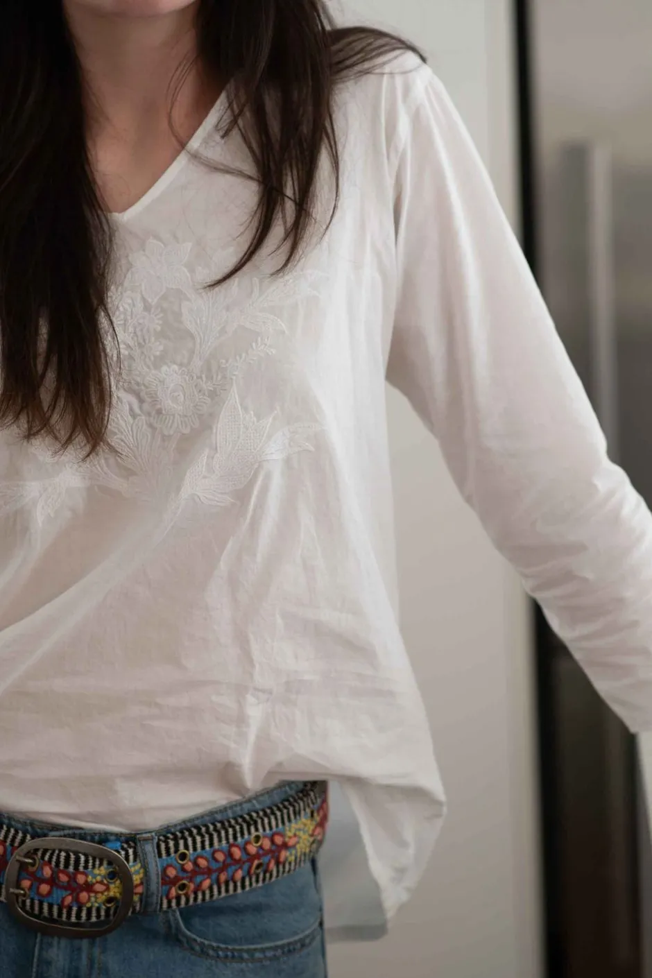 tilly_top_white_organic_cotton_5.webp Sale Lazybones Tilly Top White *Organic Cotton
