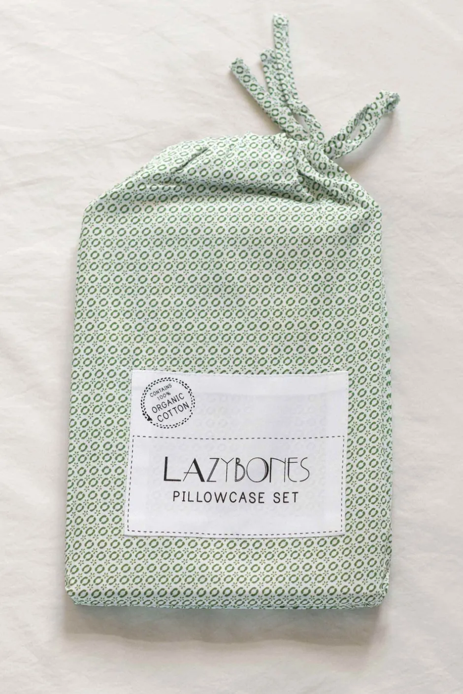 yellow_birds_pillowcase_set_organic_cotton_4.webp Online Lazybones Yellow Birds Pillowcase Set *Organic Cotton