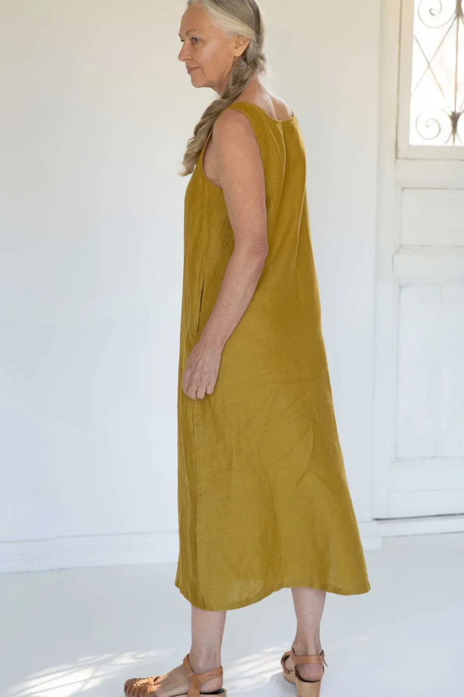 ziggy_dress_olivine_6.webp Cheap Lazybones Ziggy Dress Olivine