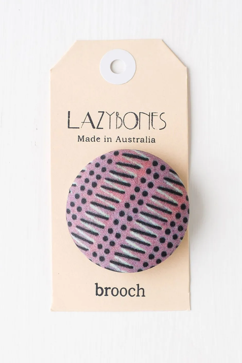 Outlet Lazybones Zigzag Brooch
